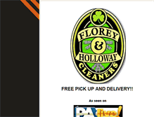 Tablet Screenshot of floreyandhollowaycleaners.com